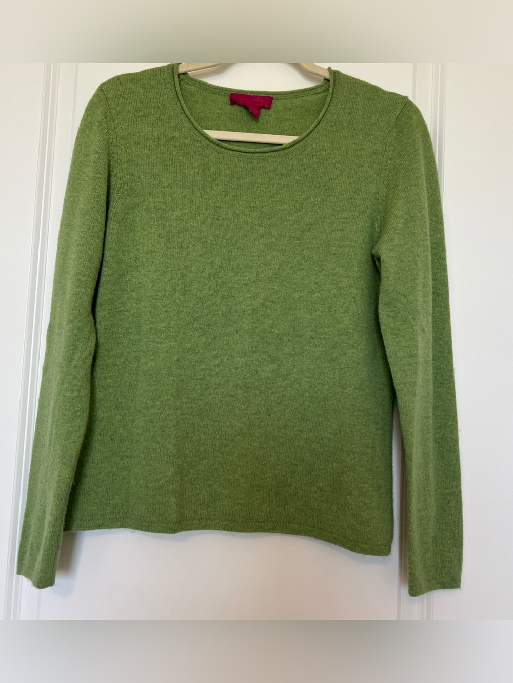 Cashmere Cache’ 2 Ply cashmere pullover sz. L very good